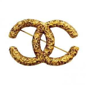 Chanel Cc Logo Brooch Metal #250185C95B